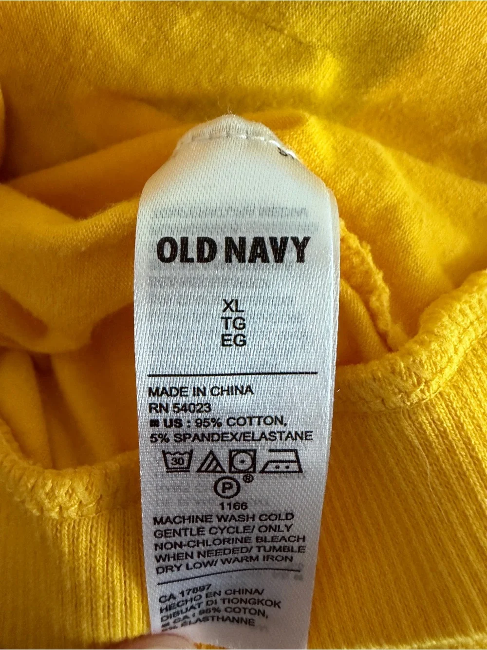 B2G1 FREE Old Navy XL Good Vibes Retro Graphic Dog Tank Top Yellow